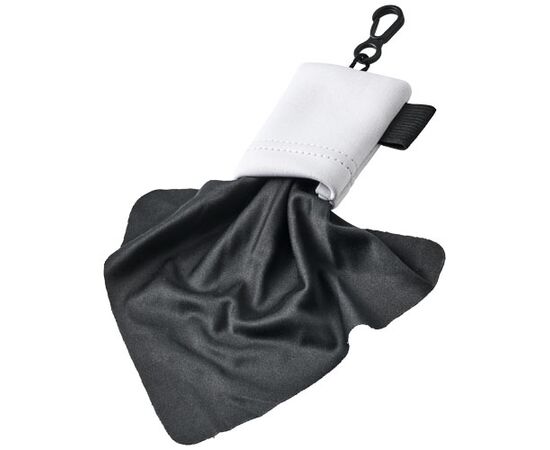 Chiffon de nettoyage en microfibre Clear avec pochette Blanc - Bullet 10060802
