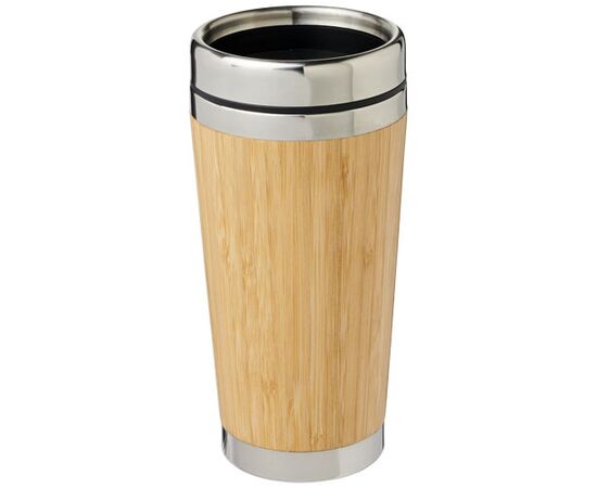 Gobelet 450ml avec extérieur en bambou Bambus Brun - Unbranded 10063636