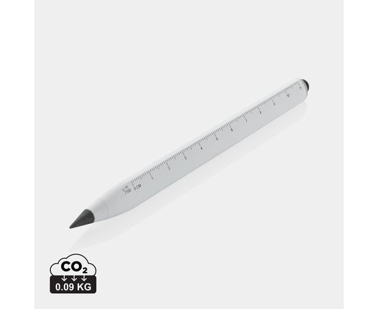 Crayon infini et multitâches en aluminium recyclé RCS Eon Blanc - XD Xclusive P221.013