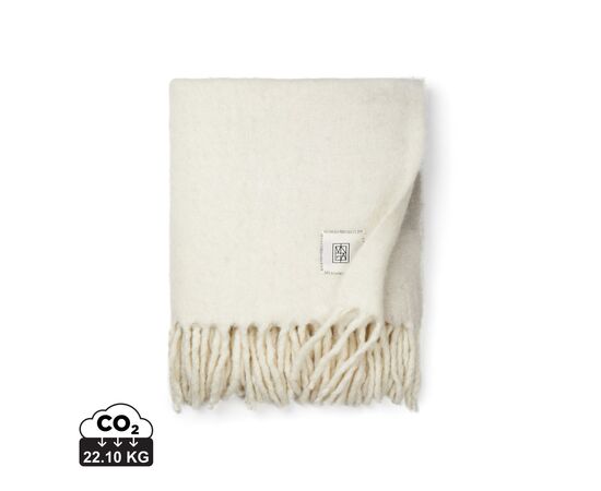 VINGA Saletto Decke aus Wollgemisch Beige, Beige - Vinga V404033