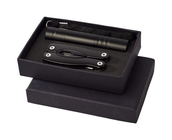 Scout Multifunktionswerkzeugs- und LED-Taschenlampen-Set Schwarz - Unbranded 10449400