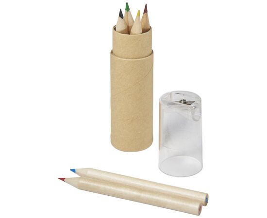 Kram 6-piece coloured pencil set Transparent - Unbranded 10622001