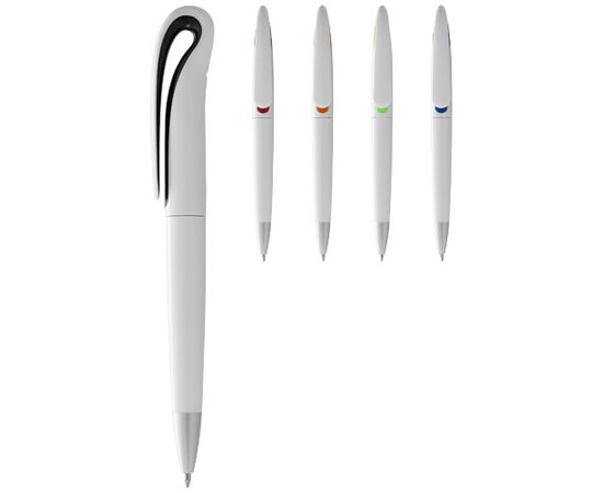 Swansea balpen Wit, Groen - Bullet 10631003