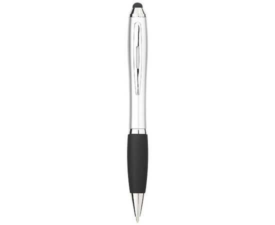 Nash Stylus bunter Kugelschreiber mit schwarzem Griff Silber, Schwarz - Unbranded 10639201