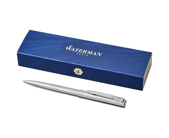 Waterman Graduate ballpoint pen (blue ink) Chromium - Waterman 10650900