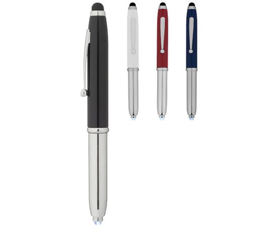 Stylet-stylo à bille Xenon Blanc, Argent - Bullet 10654303