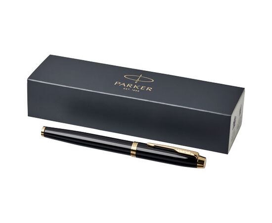 Parker IM vulpen (blauwe inkt) Zwart, Goud - Parker 10702201