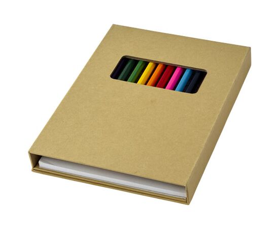 Pablo colouring set with drawing paper Natural  - Unbranded 10706400