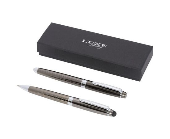 Pacific duo pen gift set Granite - Luxe 10712800