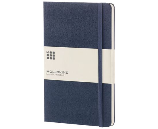 Moleskine Classic L hardcover notitieboek - effen Saffier blauw - Moleskine 10716709