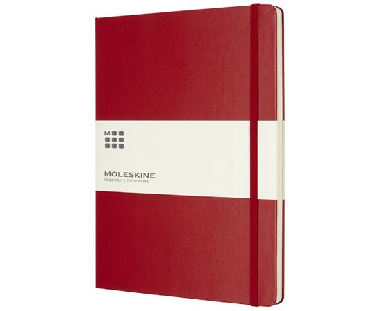 Classic XL hard cover notebook - plain Scarlet red - Moleskine 10718015