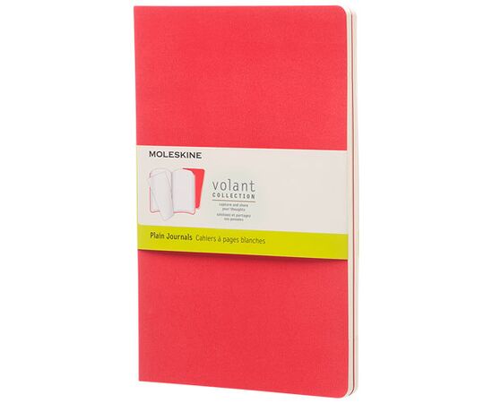Volant Journal L - plain Geranium red - Moleskine 10718414