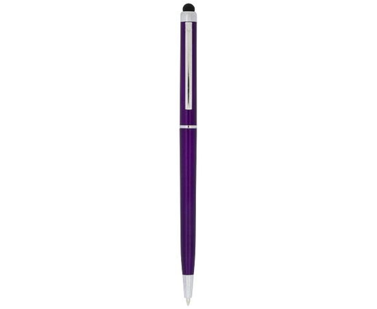 Valeria ABS balpen met stylus Paars - Bullet 10730007