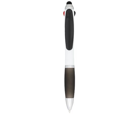 Nash 4-in-1 balpen Wit, Zwart - Bullet 10730400