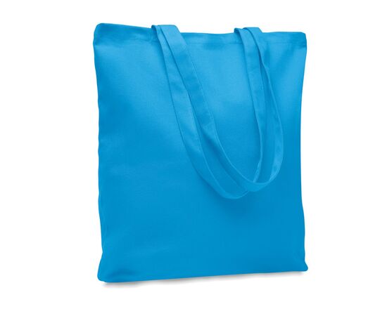 Stevige canvas boodschappentas Turquoise -  MO6442-12