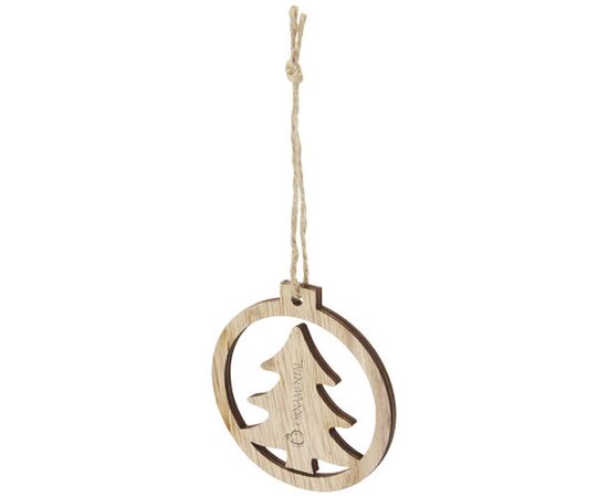 Natall houten boom ornament Naturel - Unbranded 11323206