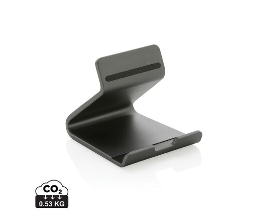 Terra RCS recycled aluminium tablet & phone stand Grey - XD Xclusive P301.662