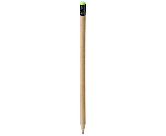 Asilah potlood van gerecycled papier Naturel, Groen - Bullet 10738100