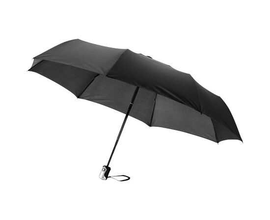 Parapluie 21.5" 3 sections ouverture fermeture automatique Alex Noir - Unbranded 10901600