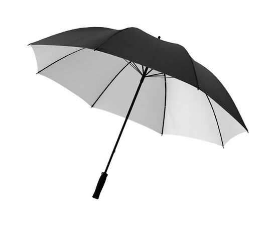 Yfke 30" golfparaplu met EVA handvat Zwart, Zilver - Unbranded 10904284