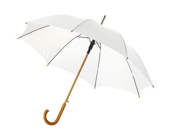 Kyle 23'' klassieke automatische paraplu Wit - Unbranded 10904802