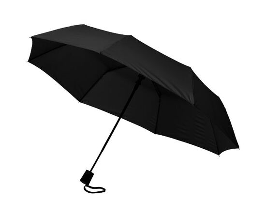 Wali 21'' opvouwbare automatische paraplu Zwart - Unbranded 10907700