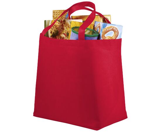 Sac de courses non tissé Maryville 28L Rouge - Unbranded 12009102