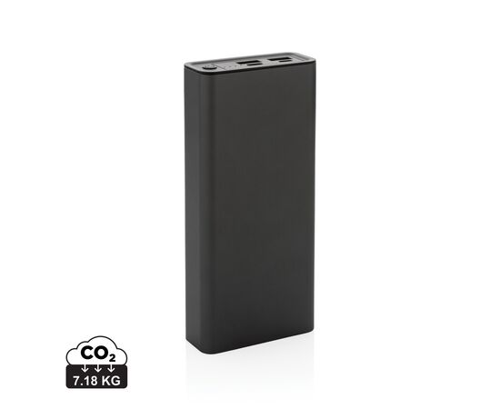 Terra RCS gerecyclede 20W aluminium powerbank 20.000 mAh Grijs - XD Xclusive P322.632