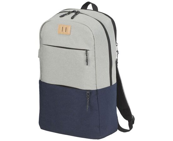 Cason 15" laptop rugzak 17L Navy, Licht grijs - Unbranded 12042501