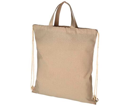 Pheebs 210 g/m² recycelter Turnbeutel 6L Neutral - Unbranded 12046000