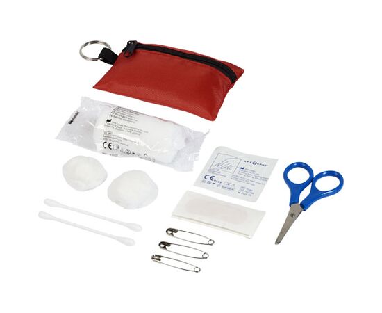 Valdemar 16-piece first aid keyring pouch Red - Unbranded 12200904