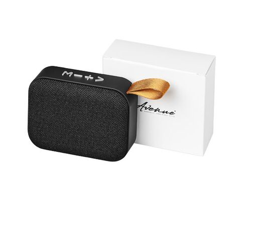 Fashion Bluetooth®-speaker van stof Zwart - Unbranded 12413300