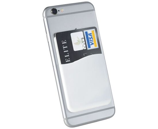 Smalle kaarthouder voor telefoon Wit - Bullet 13421901