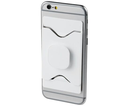 Purse houder voor mobiele telefoon met kaarthouder Wit - Bullet 13510401