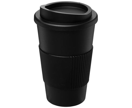 Gobelet isolant Americano® 350ml avec bandeau antidérapant Noir - Unbranded 21000200