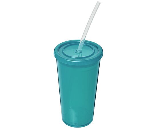 Stadium 350 ml double-walled cup Light blue - Unbranded 21003104
