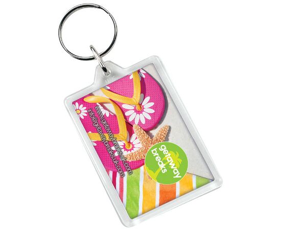 Porte-clés C1 rectangulaire Vito Transparent - Unbranded 21056100