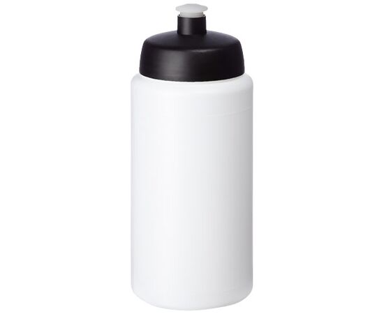 Baseline® Plus grip 500 ml sports lid sport bottle White, Black - Unbranded 21068700