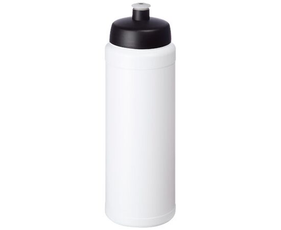 Baseline® Plus 750 ml drinkfles met sportdeksel Wit, Zwart - Unbranded 21069000