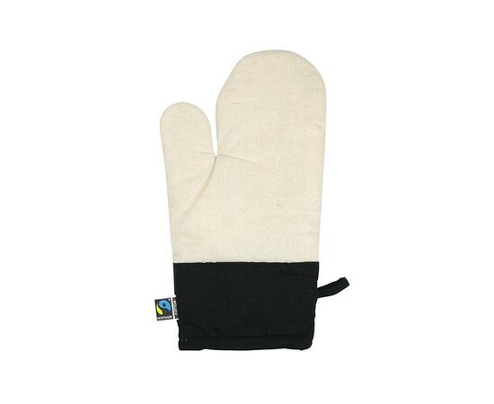Gant de four en coton Fairtrade budget Noir - MultiGift Fairtrade 987203