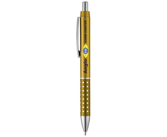 Bling balpen met aluminium grip Geel - Unbranded 10690105
