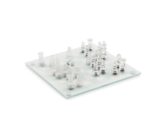 Glass chess set board game Transparent -  MO6342-22