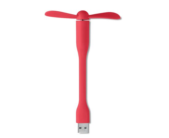 Portable USB fan Red -  MO9063-05 Portable USB fan Red -  MO9063-05