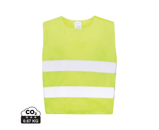 Sicherheitsweste aus GRS recyceltem PET 3-6 Jahre Gelb - XD Collection P239.756