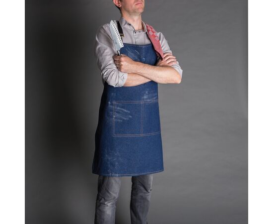 Deluxe denim schort Blauw - XD Collection P262.925