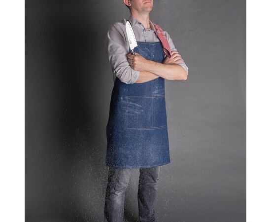 Deluxe denim schort Blauw - XD Collection P262.925