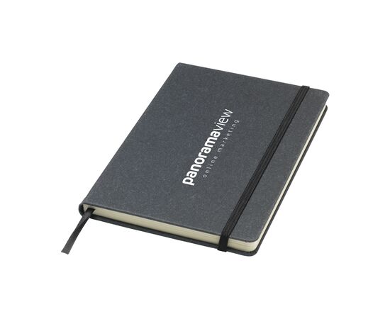 Montana Recycled Leather Notebook A5 Schwarz -  389098