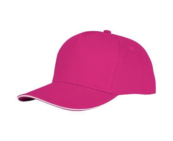 Casquette sandwich 5 panneaux Ceto Magenta - Elevate Essentials 38674210 Casquette sandwich 5 panneaux Ceto Magenta - Elevate Essentials 38674210