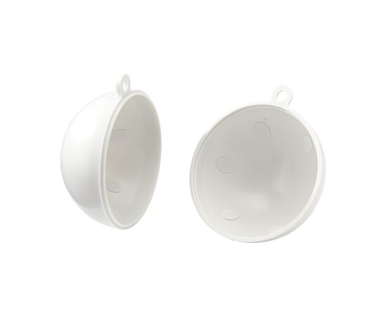 Plastic Bank Christmas Ball Off white -  W18411