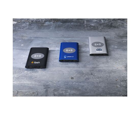 Aluminium 8000 Wireless Powerbank chargeur sans fil Bleu -  646030